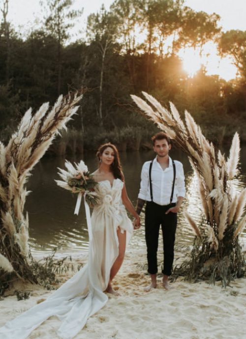 location arche ceremonie boheme